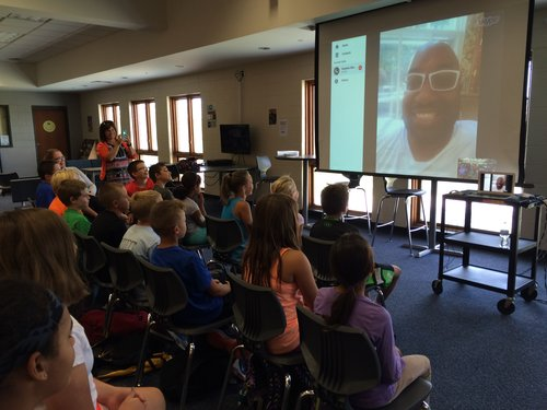 Skyping Kwame Alexander